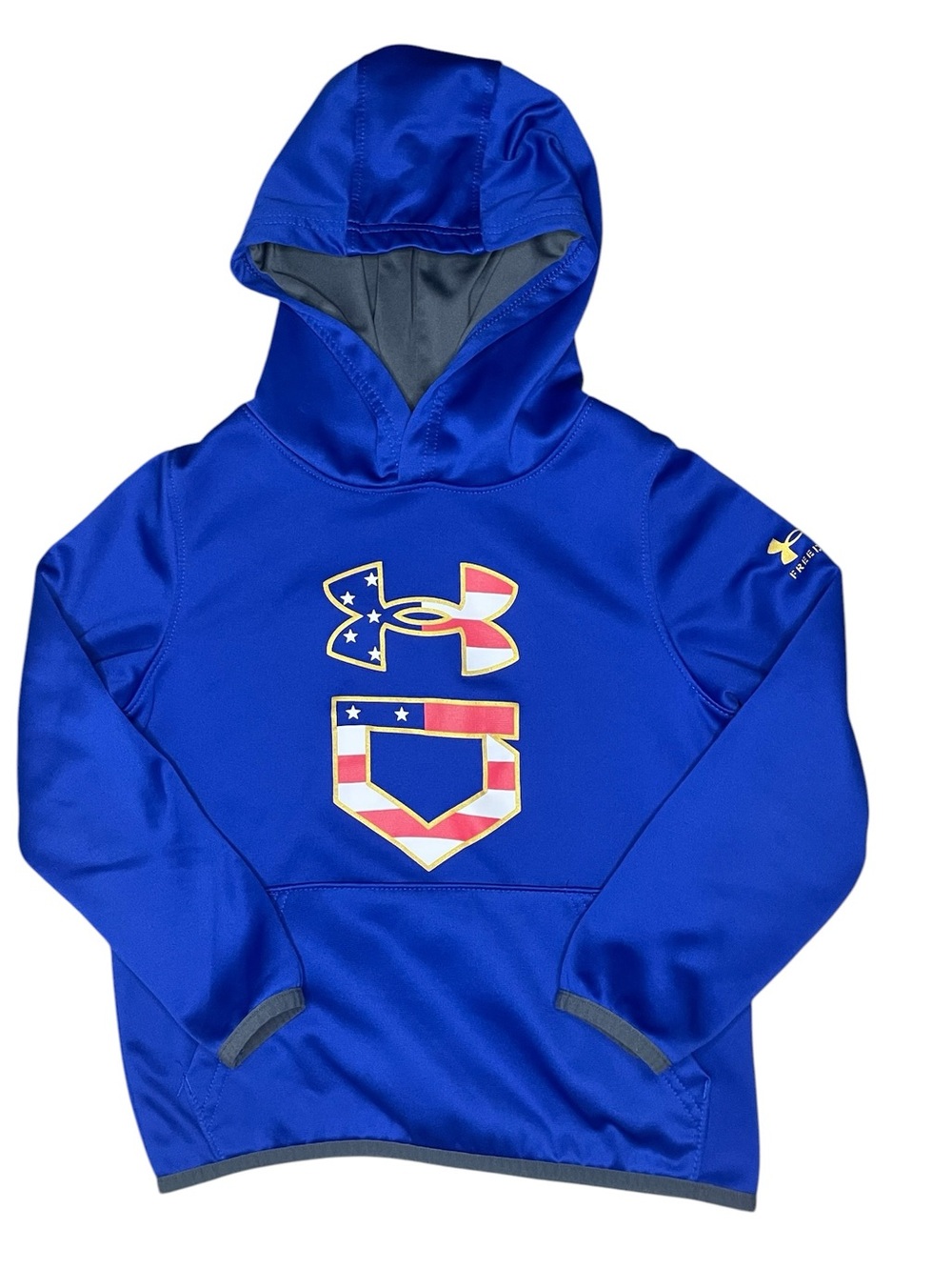 Under Armour Freedom Loose Fit Baseball Hoodie-Youth XS